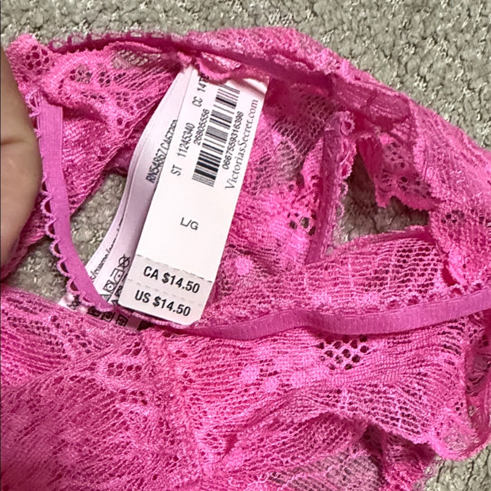 🎀Victoria's Secret Pink Lace thong - Picture 4 of 8